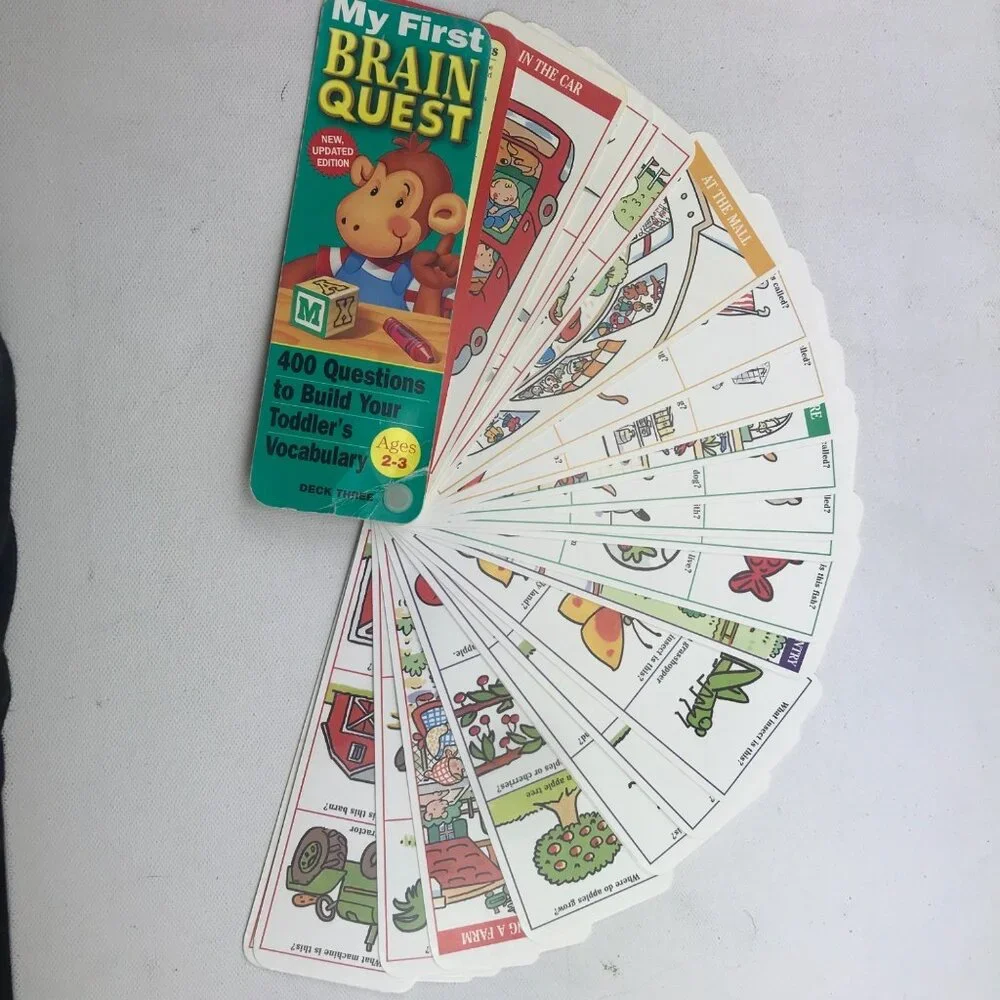 My First Brain Quest Build Toddler Vocabulary Flash Cards